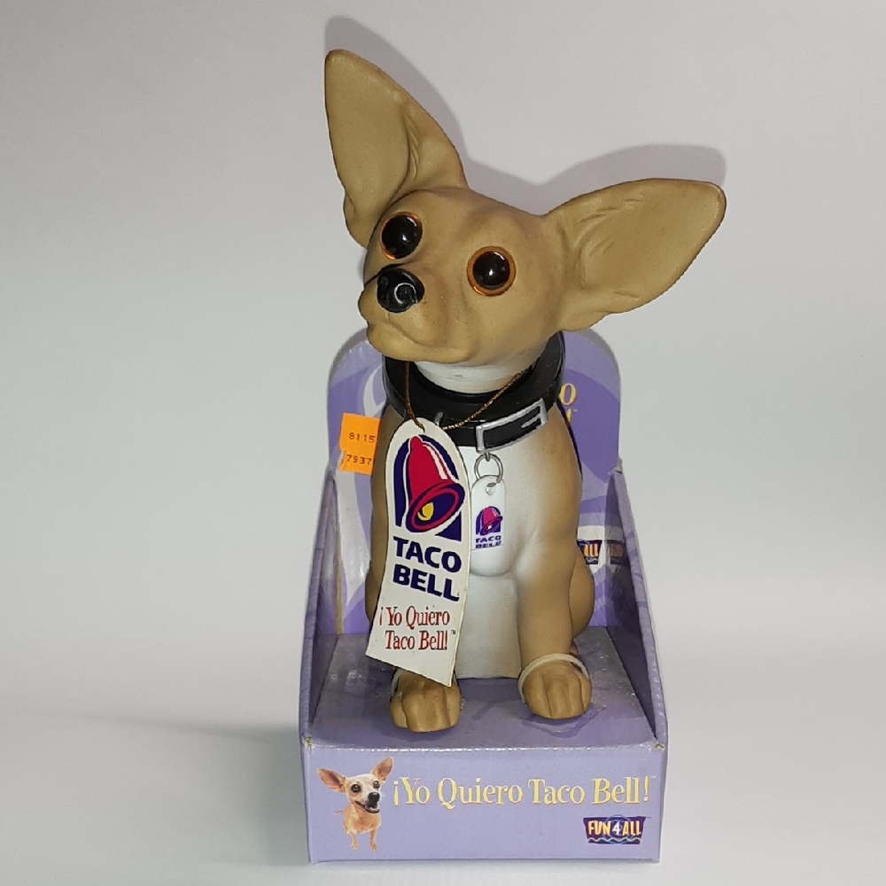 Taco Bell Chihuahua Dog Figurine - Brown